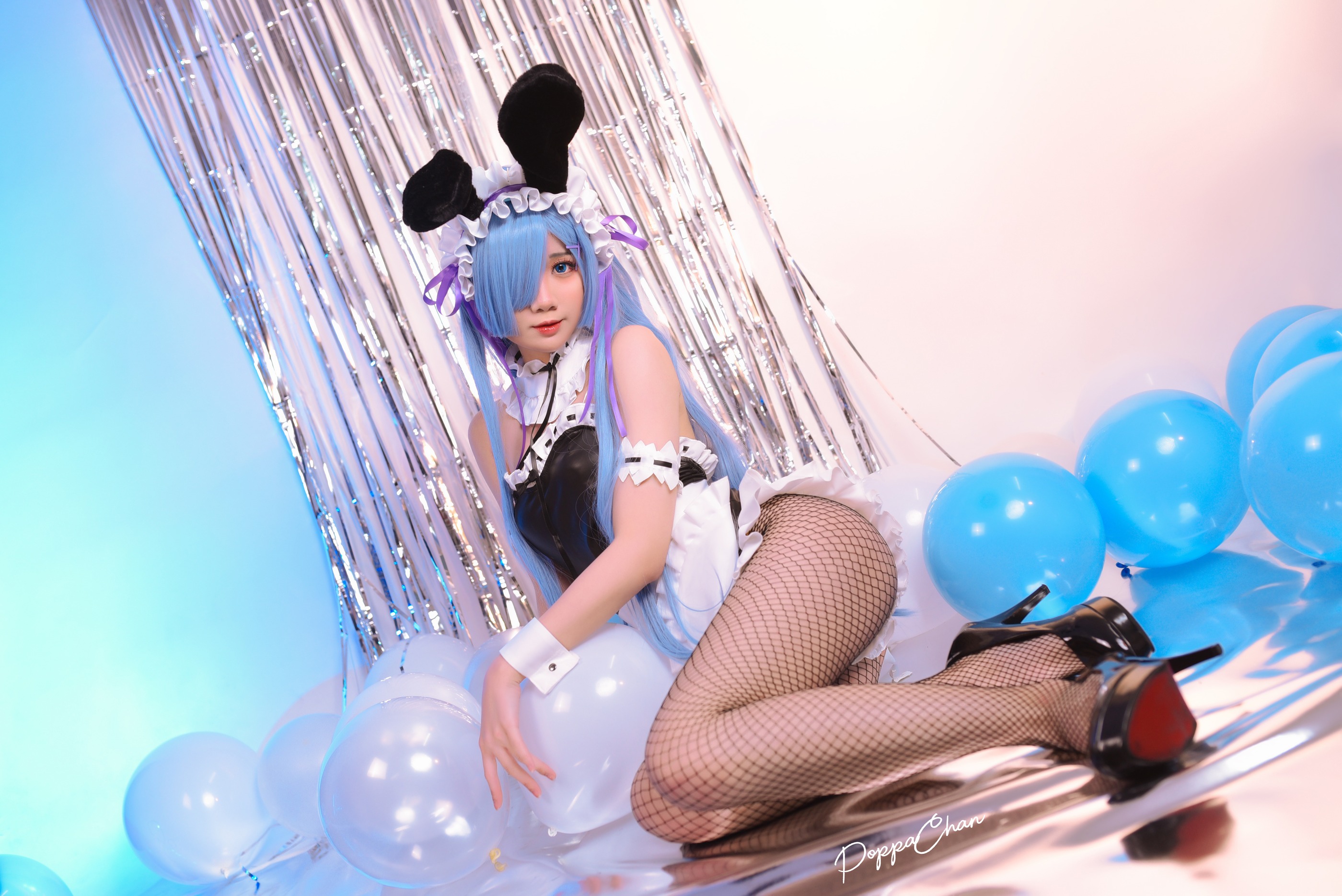 图片[1]-PoppaChan – NO.034 Rem Bunny[37P]-XikXak